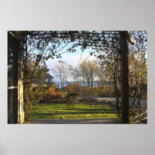 Peekaboo Porch Poster