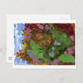 Peekaboo Postcard Postkarte (Vorne/Hinten)