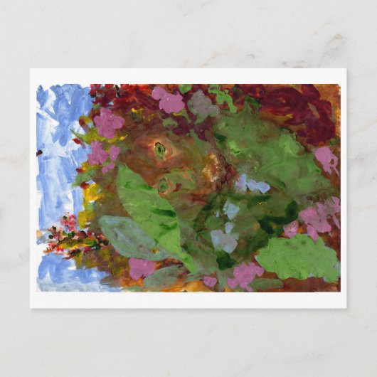 Peekaboo Postcard Postkarte (Vorderseite)