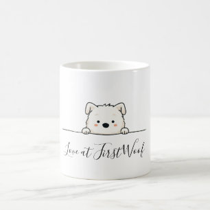 Peekaboo Puppy Kaffeetasse