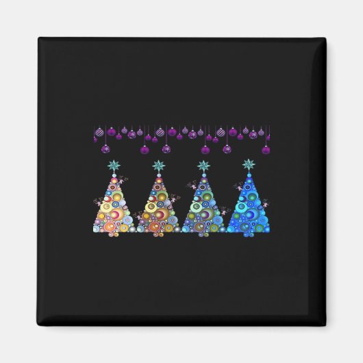 Peekaboo Reindeer Classic Magnet (Vorne)