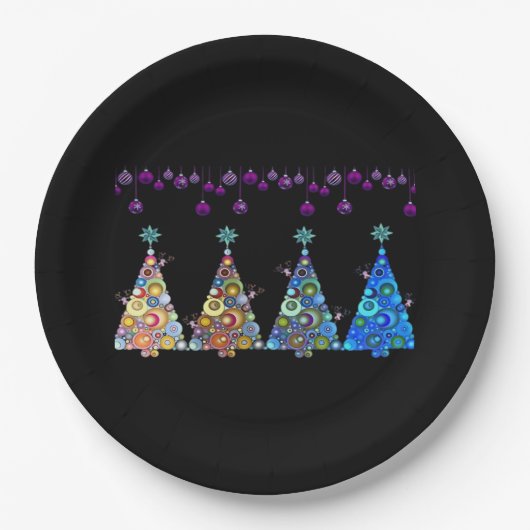Peekaboo Reindeer Classic Pappteller (Vorderseite)