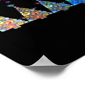 Peekaboo Reindeer Classic Poster (Ecke)