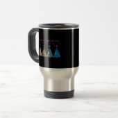 Peekaboo Reindeer Classic Reisebecher (Vorderseite Links)