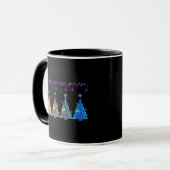 Peekaboo Reindeer Classic Tasse (Vorderseite Links)