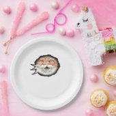 Peekaboo Santa Classic Pappteller (Party)