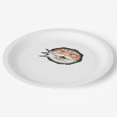 Peekaboo Santa Classic Pappteller (Schrägansicht)