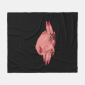 Peekaboo - Sloth Design Vibes Fleecedecke (Vorderseite (Horizontal))