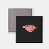 Peekaboo - Sloth Design Vibes Magnet (Vorderseite/Rückseite)