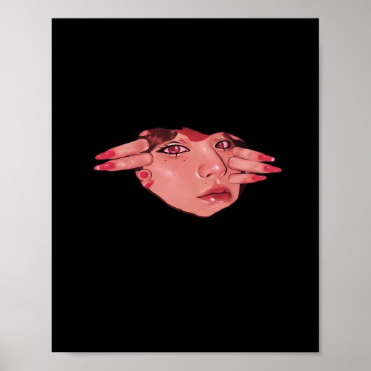Peekaboo - Sloth Design Vibes Poster (Vorne)