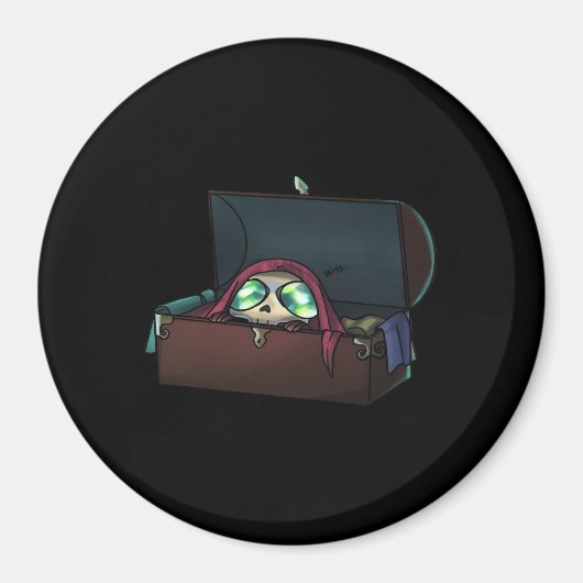 Peekaboo Sloth Halloween Magnet (Vorne)