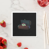 Peekaboo Sloth Halloween Serviette (Beispiel)