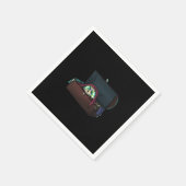 Peekaboo Sloth Halloween Serviette (Ecke)