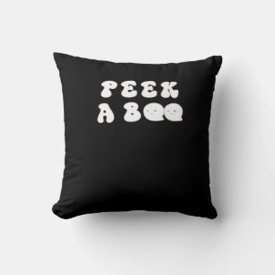 Peekaboo Spooky Slogan Kissen