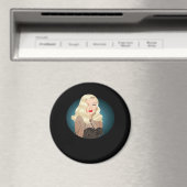 Peekaboo Spooky Zitat Magnet (In Situ (Geschirrspüler))