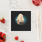 Peekaboo Spooky Zitat Serviette (Beispiel)