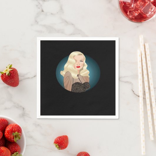 Peekaboo Spooky Zitat Serviette (Beispiel)