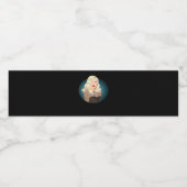 Peekaboo Spooky Zitat Wasserflaschenetikett (Einzelnes Label)