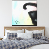Peekaboo Stretched Leinwand (Insitu (Schlafzimmer))
