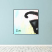 Peekaboo Stretched Leinwand (Insitu (Holzboden))