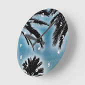 PeekAMoon Runde Wanduhr (Winkel)