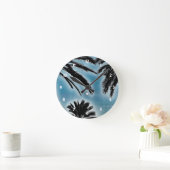 PeekAMoon Runde Wanduhr (Zuhause)