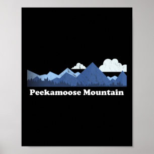 Peekamoose Mountain Peak Bygger New York Ny Klette Poster