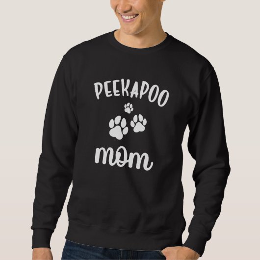 Peekapoo Mom Cute Dog Sweatshirt (Vorderseite)