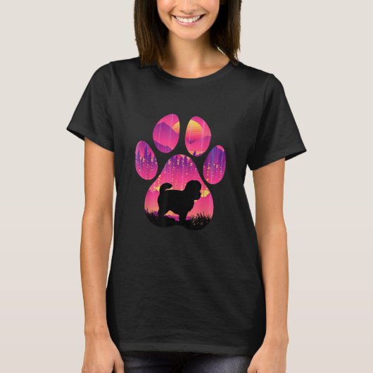 Peekapoo Paw Mom Dad Dog Women Men T-Shirt (Vorderseite)