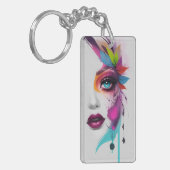 Peeking-Akryllischer Schlüsselanhänger (Vorderseite links)