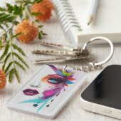 Peeking-Akryllischer Schlüsselanhänger (Vorderseite rechts)