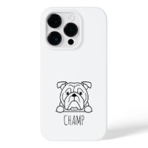 Peeking American Bulldog Individuelle Name Phone C