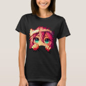 Peeking Anime T-Shirt (Vorderseite)