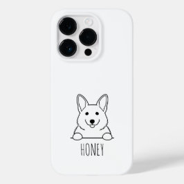 Peeking Beagle Niedlicher Individuelle Name Handy- Case-Mate iPhone 14 Pro Hülle