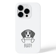 Peeking Beagle Niedlicher Individuelle Name Handy-