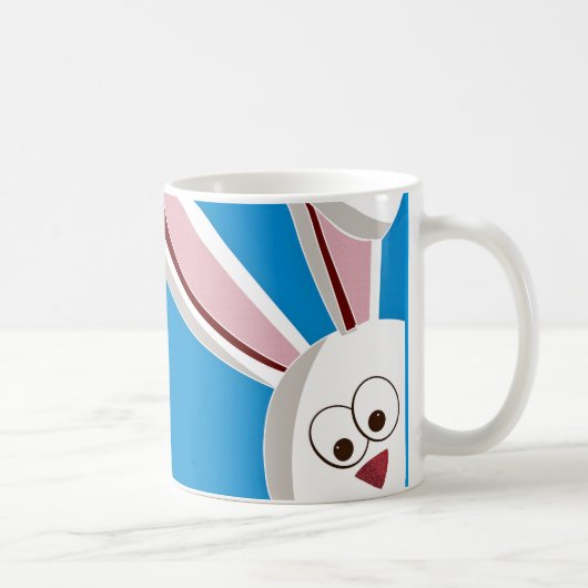 Peeking Bunny Kaffeetasse (Rechts)