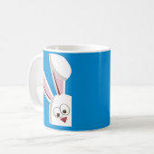 Peeking Bunny Kaffeetasse (Vorderseite Links)