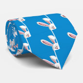 Peeking Bunny Krawatte (Gerollt)