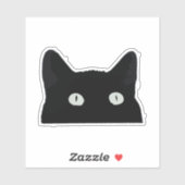 Peeking Cat Aufkleber (Blatt)