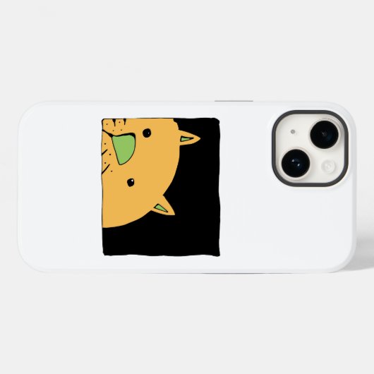 Peeking Cat Case-Mate iPhone Hülle (Rückseite (Horizontal))