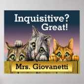 Peeking Cats Poster (Vorne)