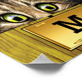 Peeking Cats Poster (Ecke)