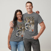Peeking Clouded Leopard T-Shirt (Unisex)