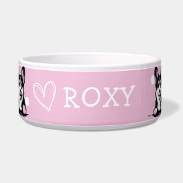 Peeking Corgi Pink-Design anpassen Napf