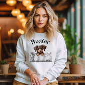 Peeking Dog Customisable Sweatshirt