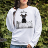 Peeking Dog Customisable T-Shirt
