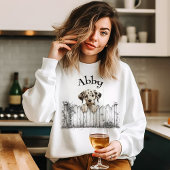 Peeking Dog Customisable T-Shirt