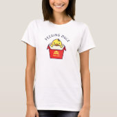 Peeking Duck Pun T-Shirt (Vorderseite)