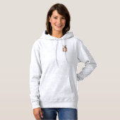 Peeking French Bulldog Puppy Pocket Hoodie (Vorne ganz)