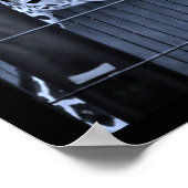 Peeking Giraffe Poster (Ecke)